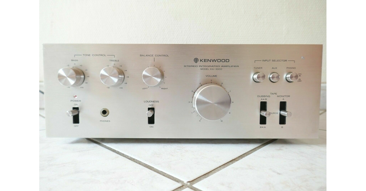 AMPLIFICATEUR KENWOOD STEREO INTEGRATED AMPLIFIER MODEL KA AMPLIFICATEUR KENWOOD STEREO INTEGRATED AMPLIFIER MODEL KA